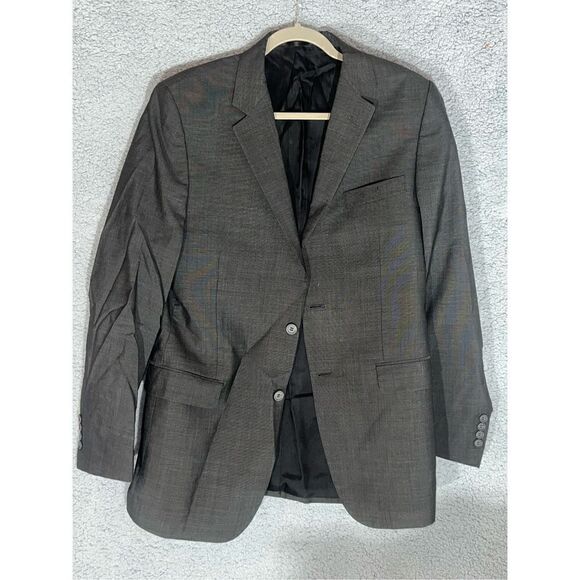 W Collection Men's Dark Gray Wash Double Button XL Suit Jacket - Picture 1 of 9